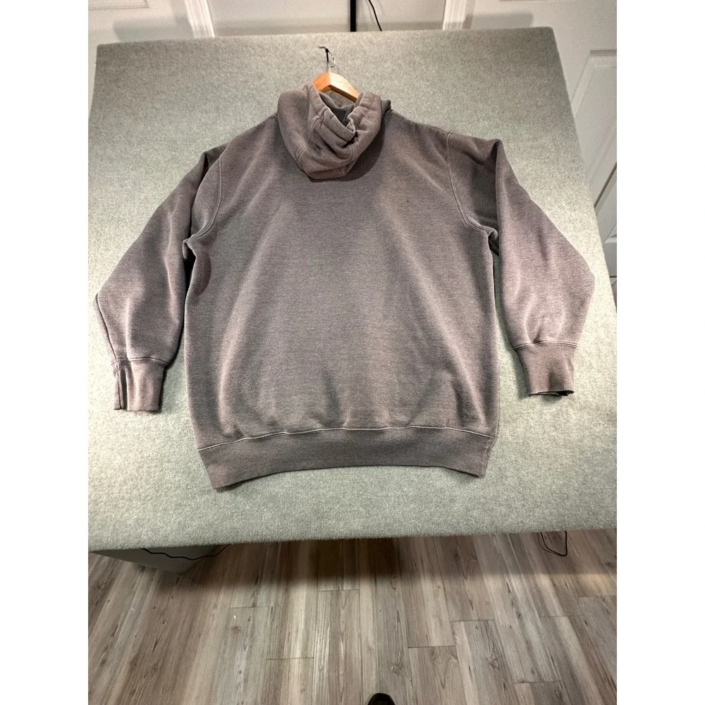 Milwaukee Tool Mens XL Gray Pullover Hoodie Fleece Lined Workwear Sweatshirt